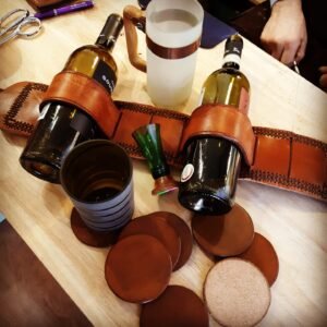 Handmade Leather Coasters